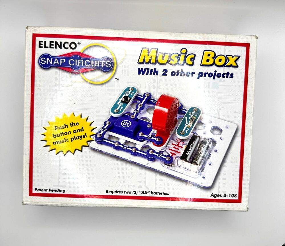 Elenco Snap Circuit Music Box STEM Classroom Homeschool Science Project Kit